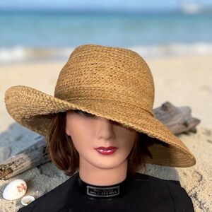 Callanan Women's Raffia Straw Sun Hat.